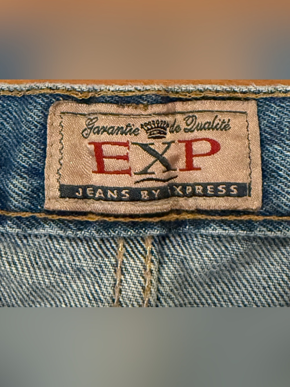 Vintage EXP Express Jeans Womens 13/14 High Rise Mom Jeans Made USA Cotton - Picture 5 of 15